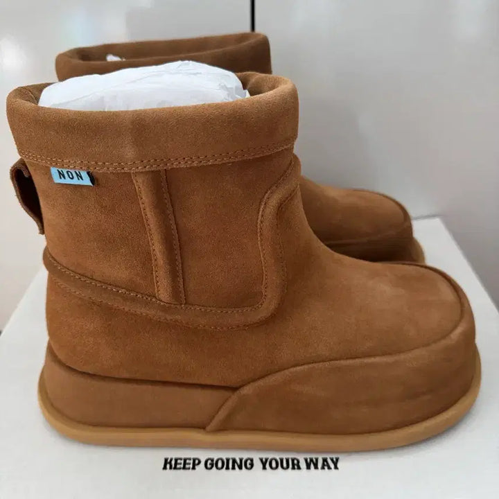 [BUNJANG] NINEPARKING x KINCHI N - ROAD BOOTS Brown / 논파킹X킨치 N - ROAD BOOTS 브라운