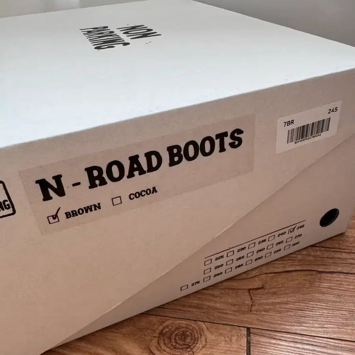 [BUNJANG] NINEPARKING x KINCHI N - ROAD BOOTS Brown / 논파킹X킨치 N - ROAD BOOTS 브라운