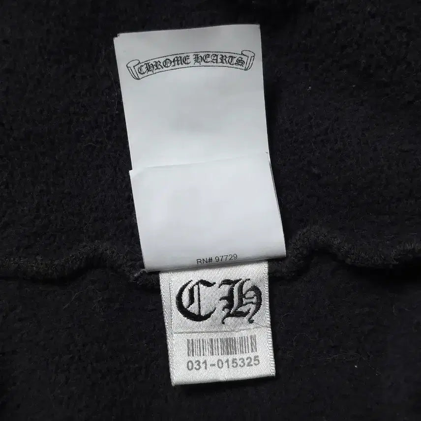 [BUNJANG] Chrome Hearts Leather Patch Paper Jam Hoodie Black / [XXL] 크롬하츠 레더패치 페이퍼잼 후드 블랙