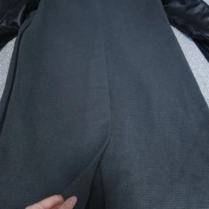 [BUNJANG] Maje Leather Coat Jacket / [2] 마쥬 양가죽 코트 자켓