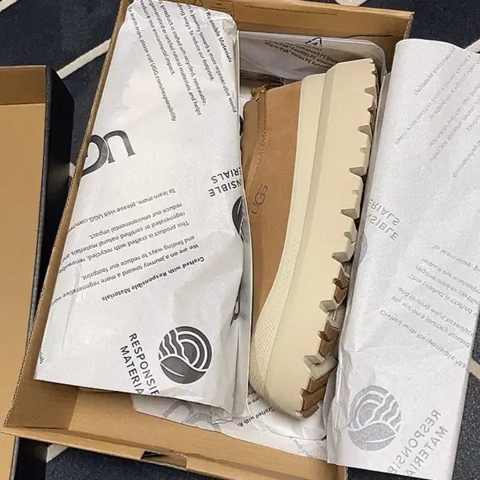 [BUNJANG] UGG Tasman Weather Hybrid Chestnut Whitecap / 어그 타스만 웨더 하이브리드 체스트넛 화이트캡