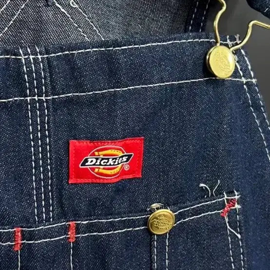 [SOLD OUT] 디키즈 인디고 생지 빕 오버롤 멜빵
