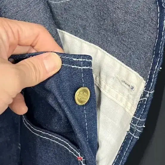 [BUNJANG] The Boyz Indigo Bib Overall / 디키즈 인디고 생지 빕 오버롤 멜빵