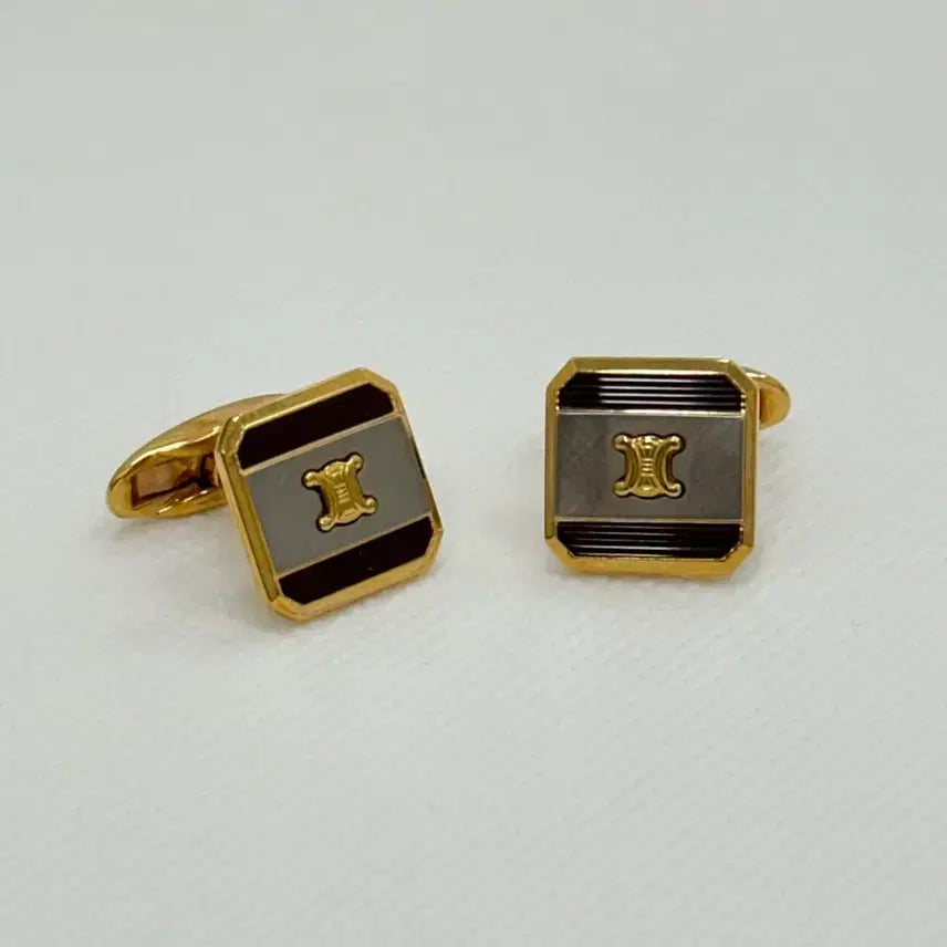 [BUNJANG] Celine Tie Pin & Cufflinks Set / 셀린느 넥타이핀, 커프스 세트