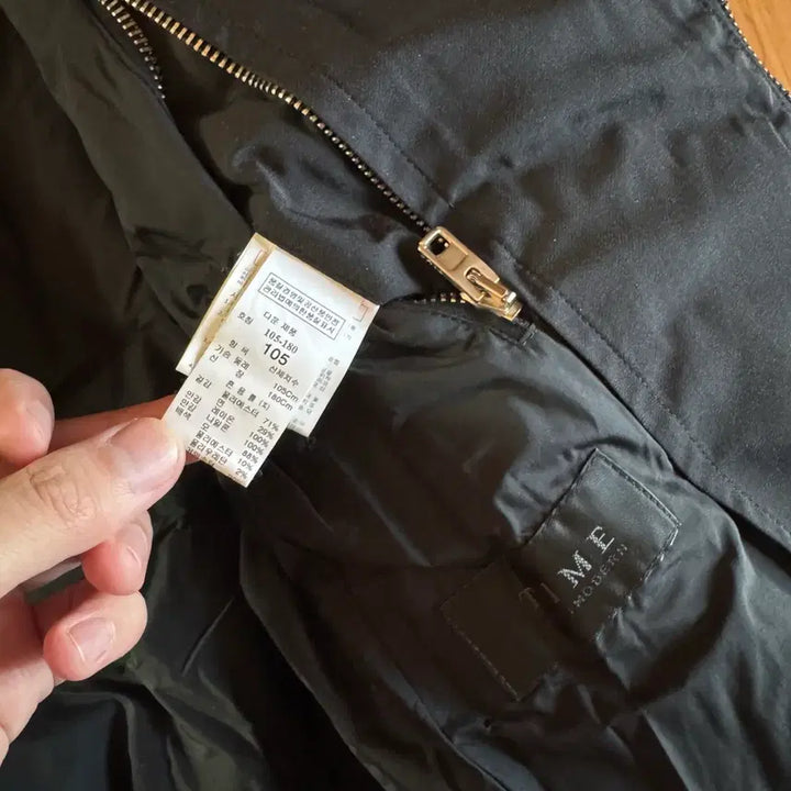 [BUNJANG] Time Homme Padded Goose Down Jacket Black 105 / 타임옴므 패딩 구스다운 자켓 블랙 105