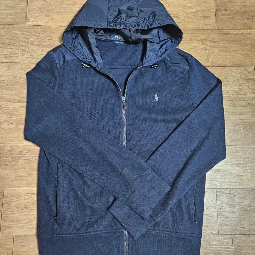 [BUNJANG] Polo Ralph Lauren Navy Hoodie / 폴로 랄프로렌 네이비 후드집업