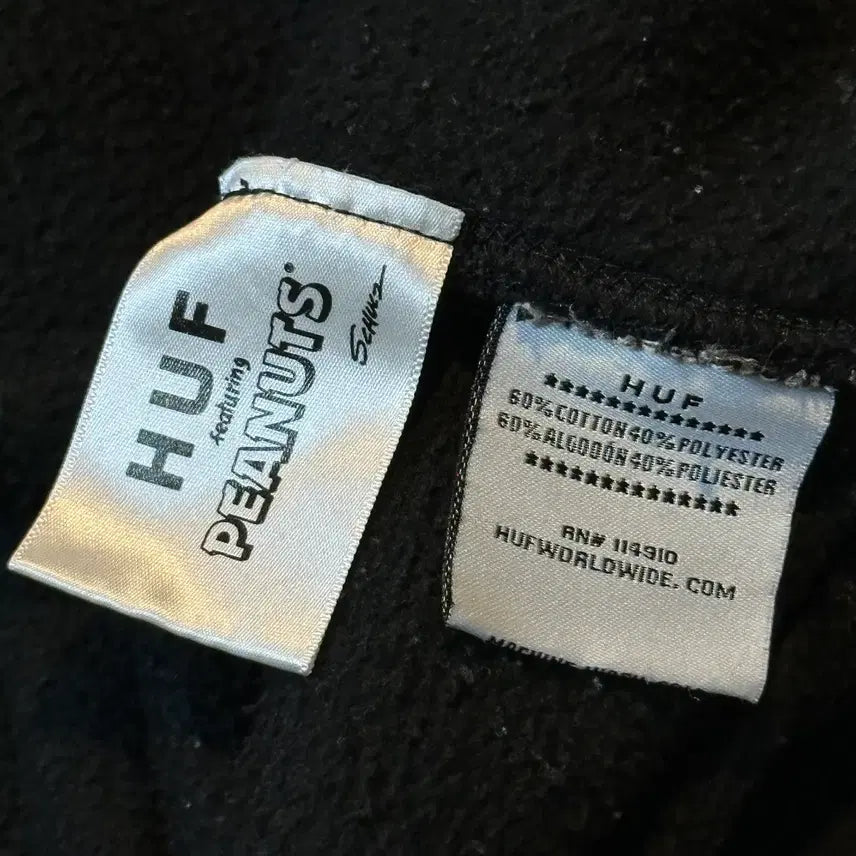 [BUNJANG] HUF Pigpen Peanuts Hoodie Black (Size L) / [L] 허프 HUF X PIGPEN 피너츠 후드티 블랙