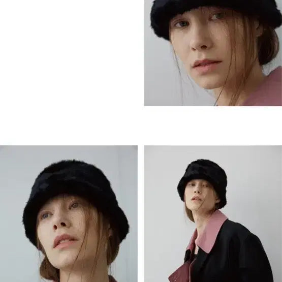 [BUNJANG] Awesome Needs Black Fur Bucket Hat / 어썸니즈 블랙 퍼 버킷햇