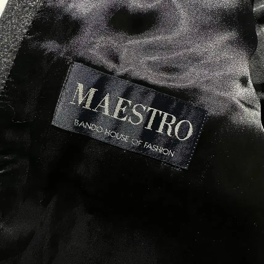 [BUNJANG] Maestro Wool Herringbone Double Long Coat (L) / [L] 마에스트로 울 헤링본 더블 롱코트