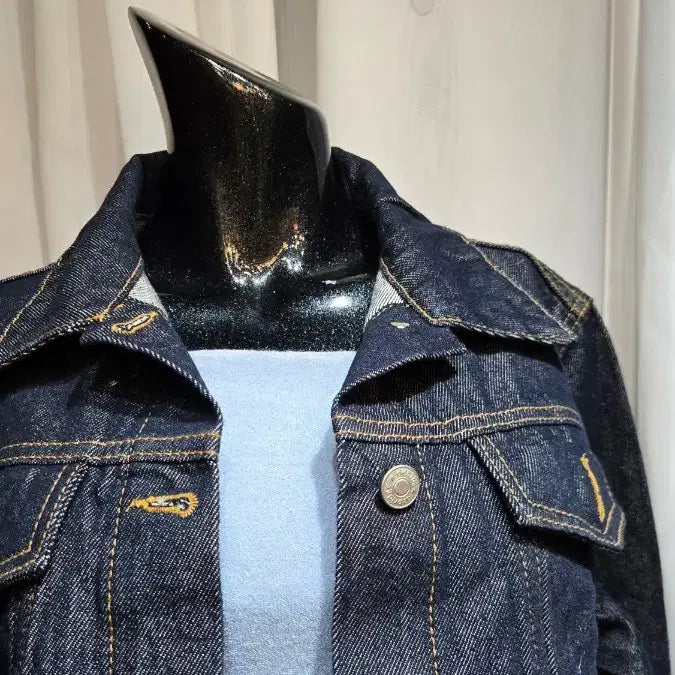 [BUNJANG] Unbranded Denim Jacket / M싸이즈 쇼트 카라 데님 자켓(570)