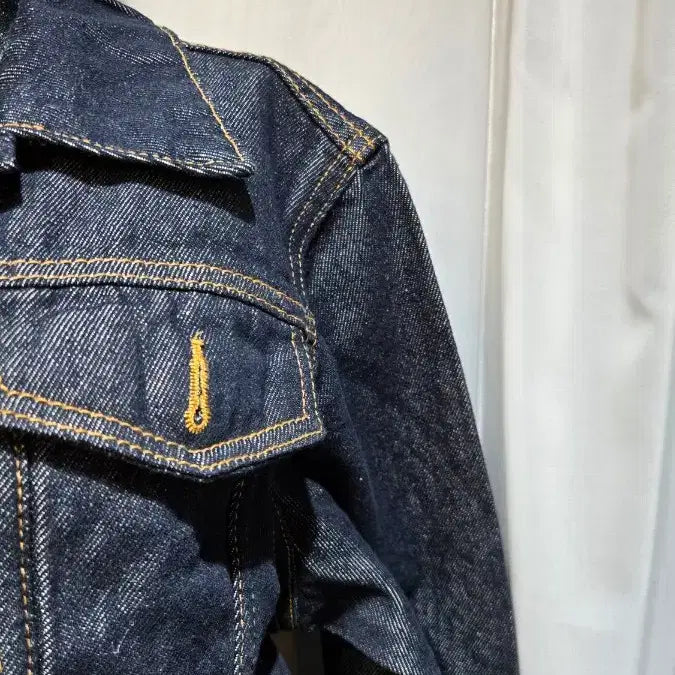 [BUNJANG] Unbranded Denim Jacket / S,M 쇼트 카라 데님 자켓(570)