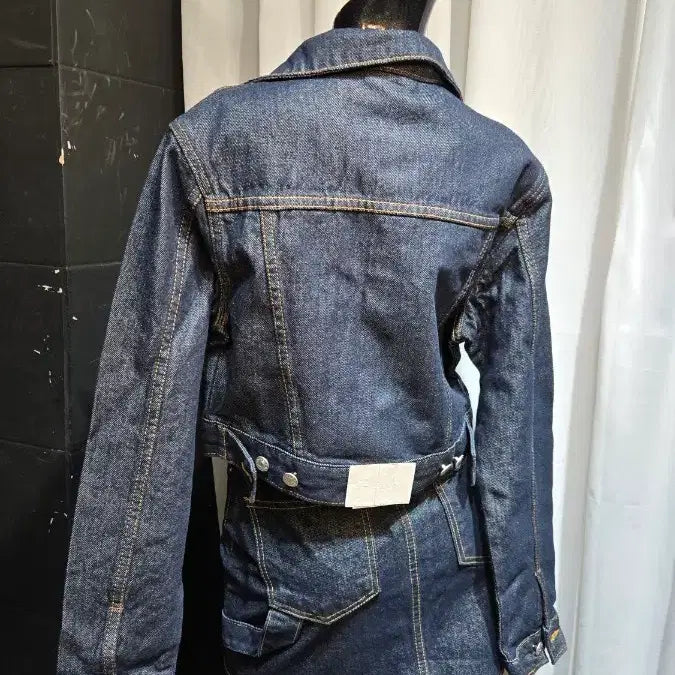 [BUNJANG] Unbranded Denim Jacket / S,M 쇼트 카라 데님 자켓(570)