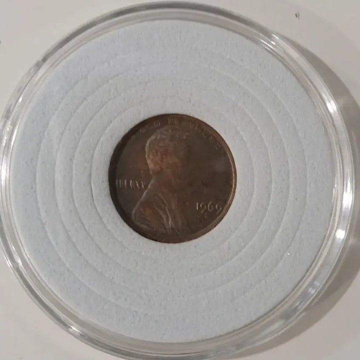 [BUNJANG] 1969 Lincoln 1 Cent Error Coin / 1969년S미국링컨 1센트 오류동전 두 번 인쇄