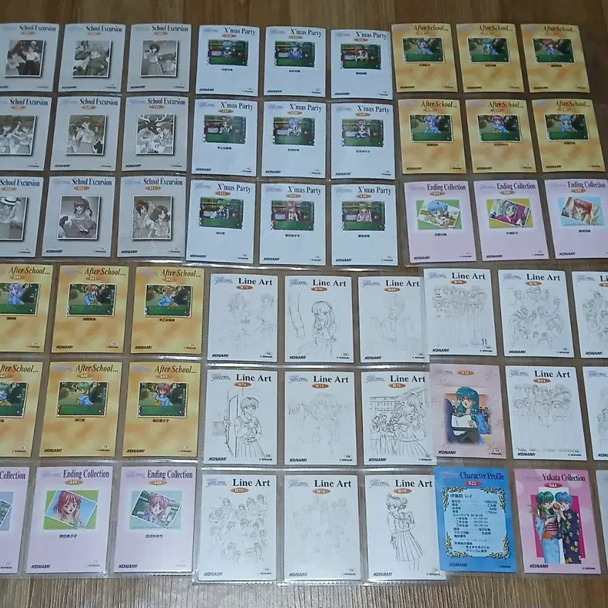 [BUNJANG] 90s Dokidoki Memorial Card Bundle / (고전문구) 일괄 90년대 두근두근 메모리얼카드