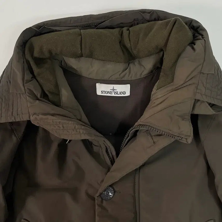 [BUNJANG] 18fw 스톤아일랜드 마이크로랩스 후드 다운패딩 (on.55) / 18fw 스톤아일랜드 마이크로랩스 후드 다운패딩 (on.55)