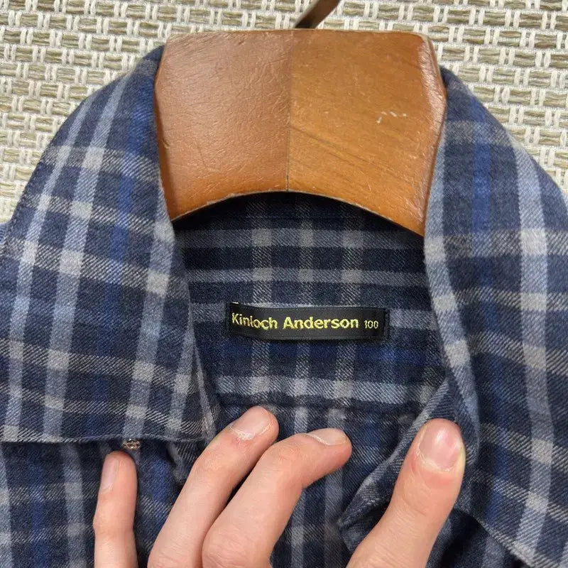 [SOLD OUT] 킨록 앤더슨 캐주얼 울 체크 셔츠 100 M10161