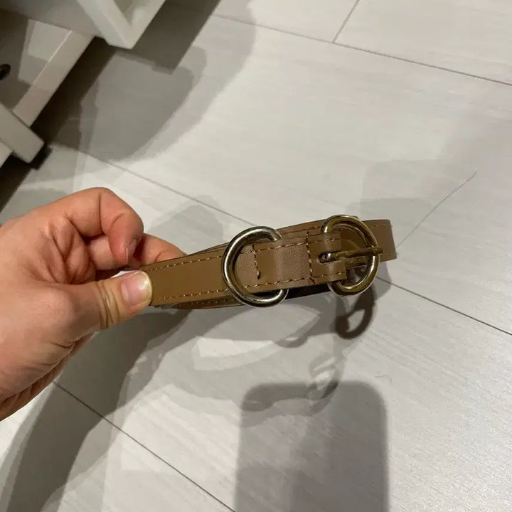 [BUNJANG] Brown Buckle Belt / 브라운 버클 벨트