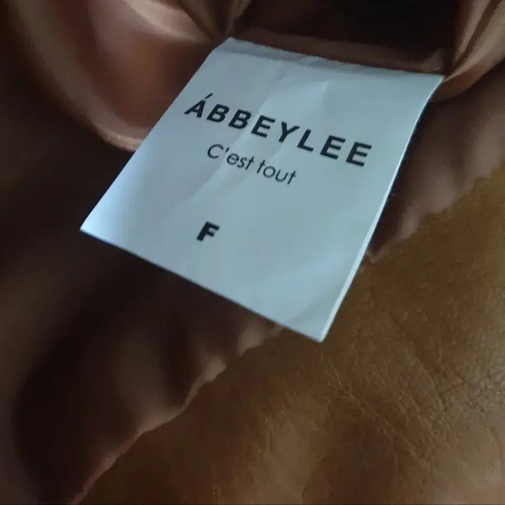 [BUNJANG] ABBEYLEE Cropped Leather Jacket / ABBEYLEE 크롭 레더자켓 판매합니다