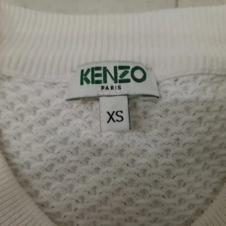 [BUNJANG] KENZO Ivory Knit Sweater XS / KENZO 겐조 아이보리 니트  XS