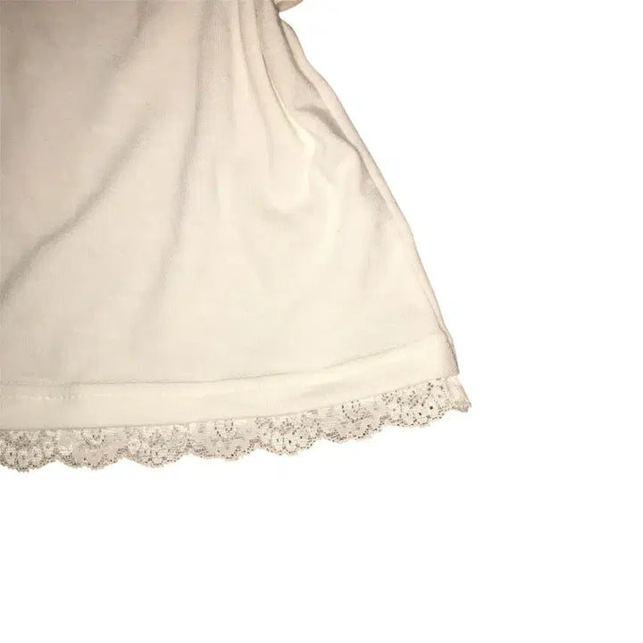 [BUNJANG] Vintage Lace V-Neck Sleeveless Top / vintage 슬리브리스 나시