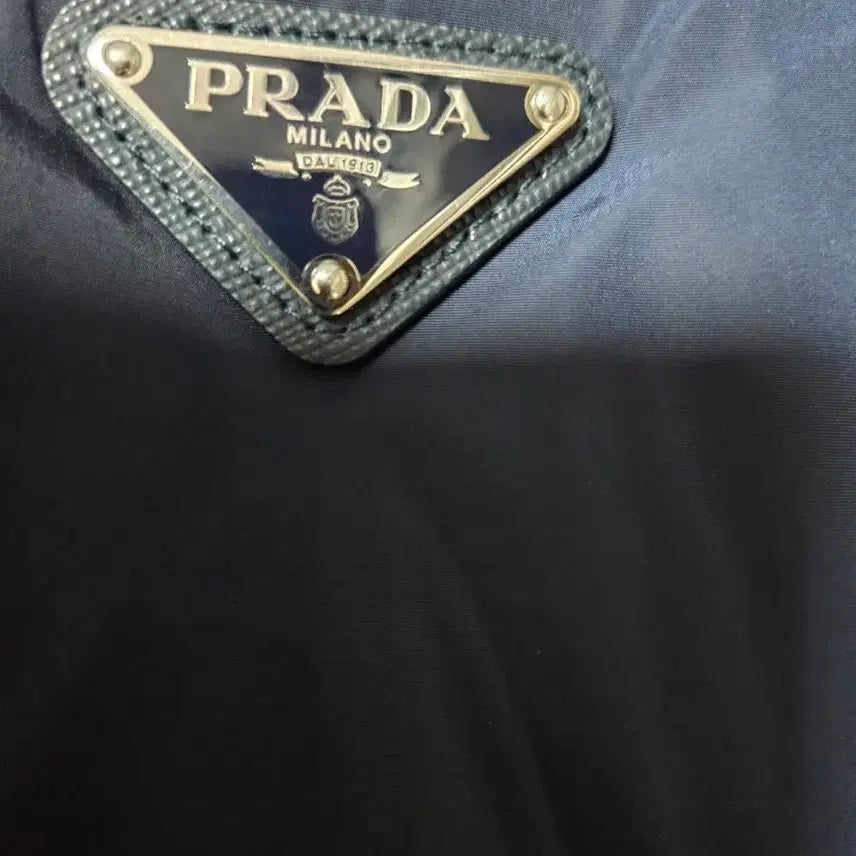 [BUNJANG] Prada Re-Nylon Navy Hooded Long Padded Jacket 44 / 프라다 리나일론 네이비 후드 롱 패딩 44