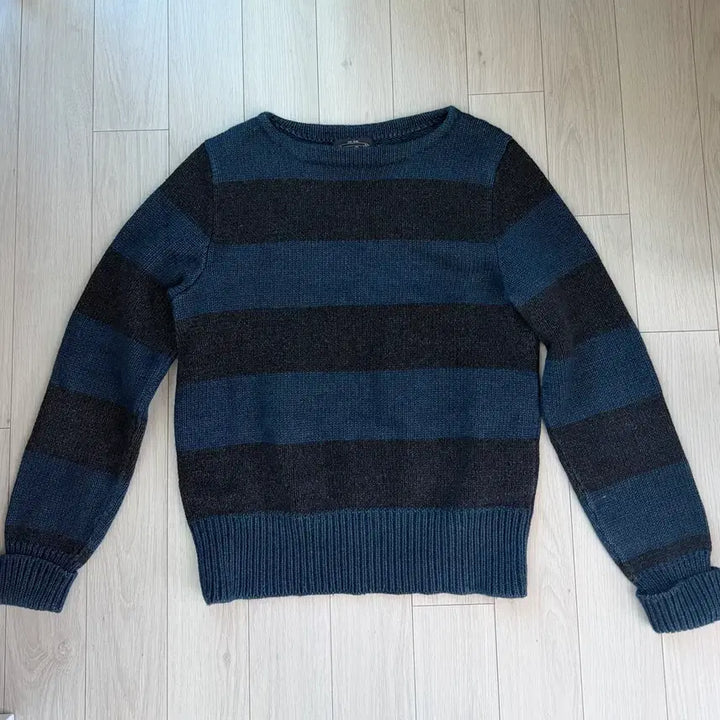 [BUNJANG] RRL Indigo Stripe Knit Sweater / RRL 인디고 스트라이프 니트