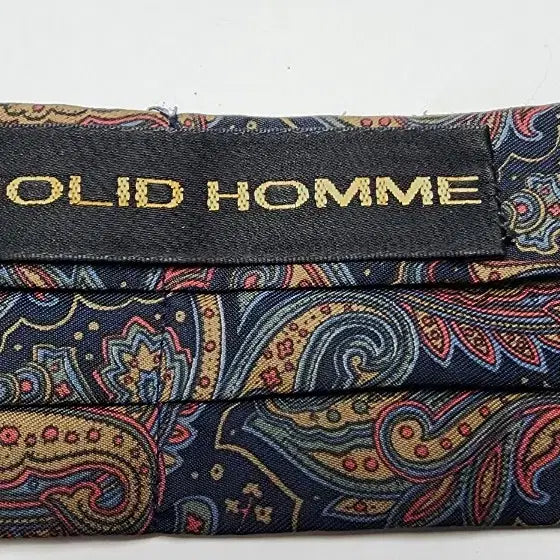 [BUNJANG] Wooyoungmi Solid Homme Paisley Ascot Tie / [미사용]우영미 솔리드 옴므 페이즐리 애스콧타이