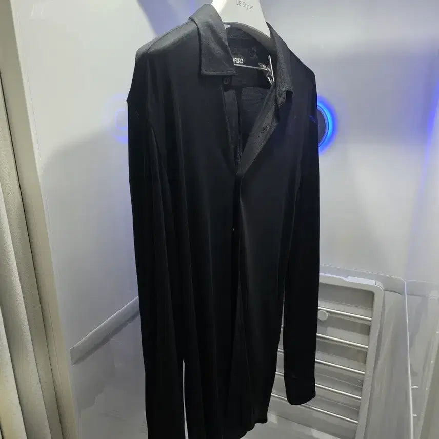 [BUNJANG] Tom Ford Black Silk Shirt / 톰포드 블랙 실크셔츠 50
