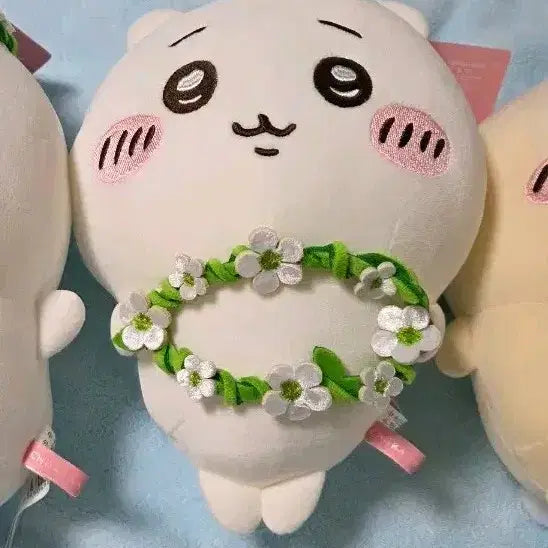 [BUNJANG] Chiiikawa Chiiikawa Flower Crown Plush / [급처] 먼작귀 치이카와 화관 치이카와 꽃장식 누이