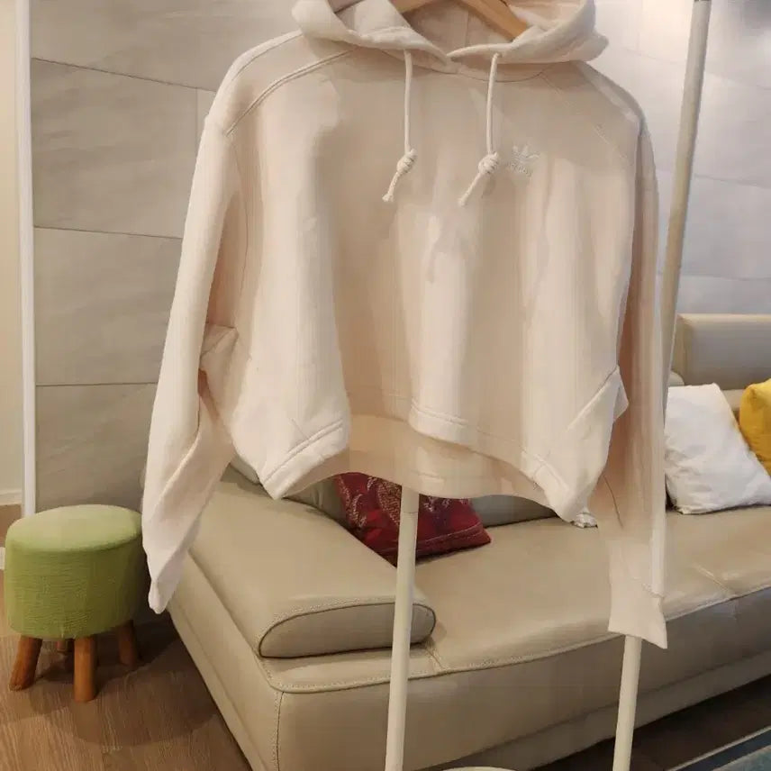 [BUNJANG] Adidas Cream Ivory Hoodie / 거의 새상품. 아디다스 크림아이보리 후드  44  ~  66  모두 가능