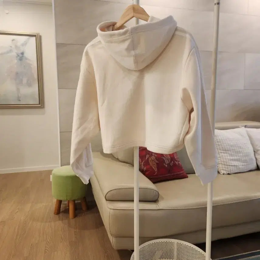 [BUNJANG] Adidas Cream Ivory Hoodie / 거의 새상품. 아디다스 크림아이보리 후드  44  ~  66  모두 가능