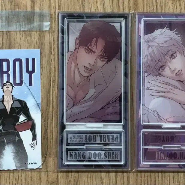 [BUNJANG] Joaesoyun Rebom Dusik Juha Acrylic Standee Bundle Set / 조개소년 레봄 두식주하 아크릴스탠드 특전