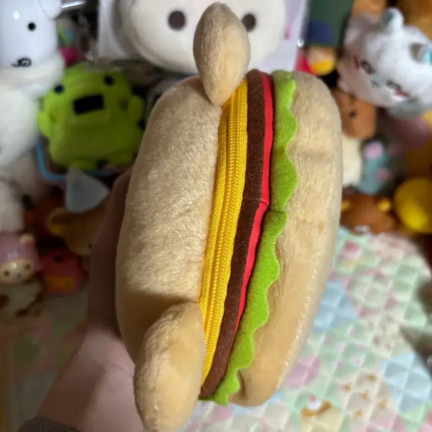 [BUNJANG] Rilakkuma Hamburger Pouch / 2012 고전 리락쿠마 햄버거 파우치