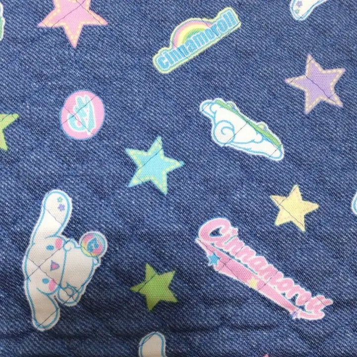 [BUNJANG] Cinnamoroll Denim Handmade E-reader Pouch / 데님 시나모롤 고전원단 핸드메이드 다이어리 커버 이북리더기 파우치