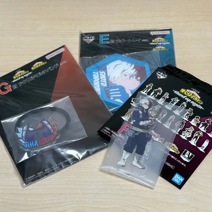 [BUNJANG] My Hero Academia Todoroki Acrylic Stand Bundle Set / 히로아카 나히아 토도로키 쿠지 하위상 e f g 아크릴스탠드
