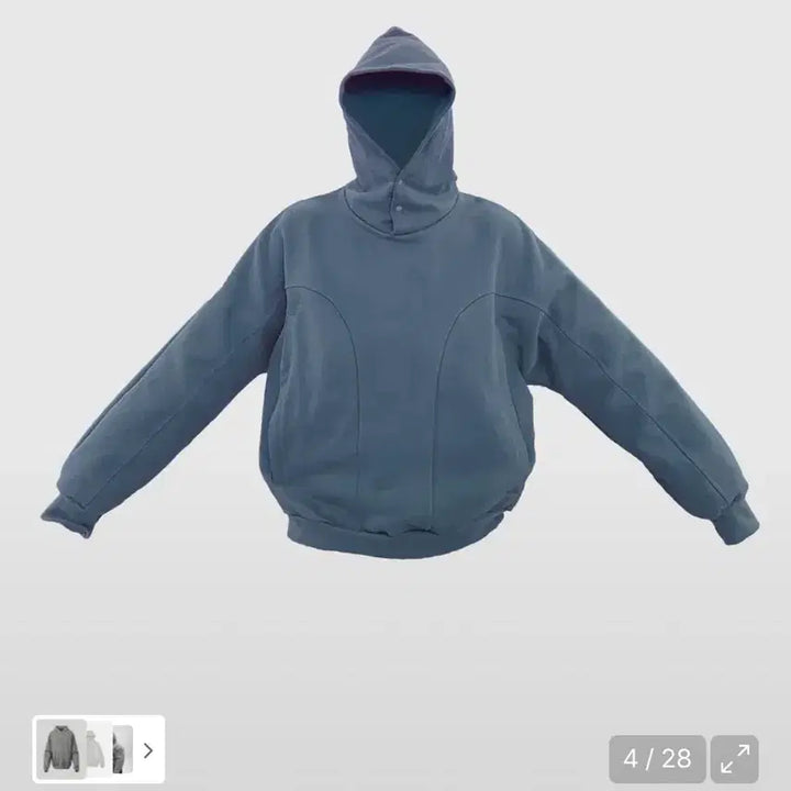 [BUNJANG] Grails Midnight Blue Hoodie / 그레일즈 후드티 미드나잇 블루 색상 판매