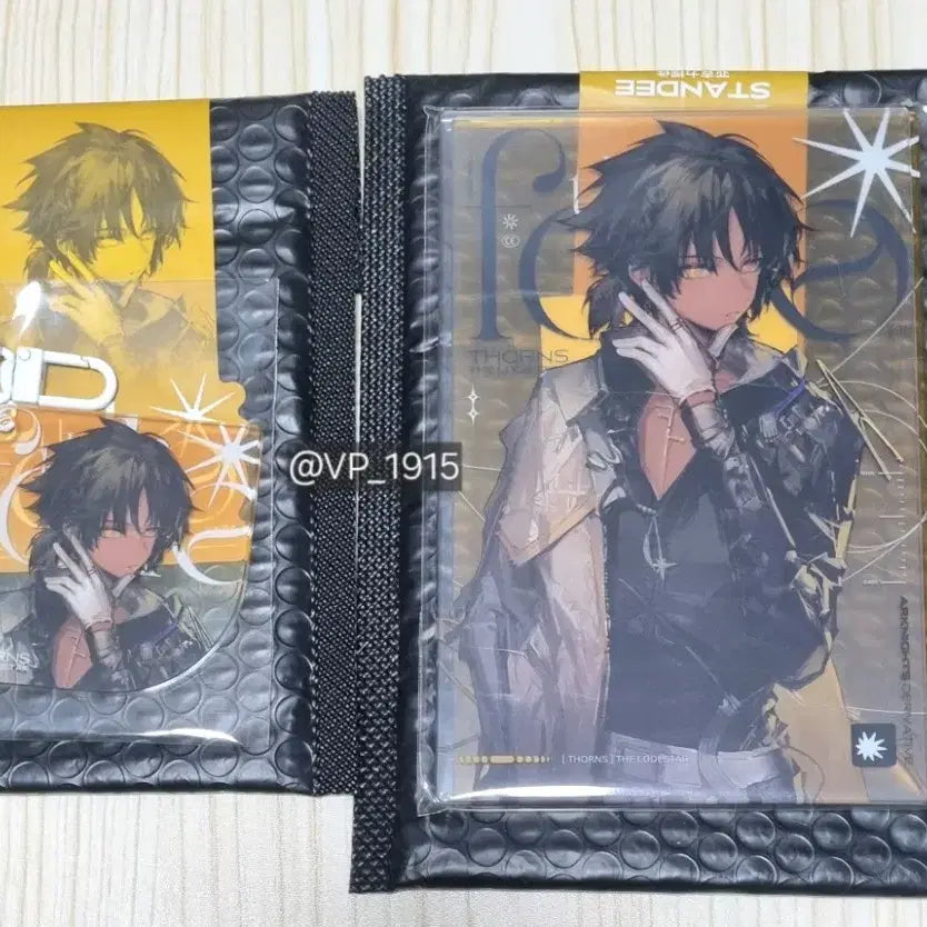 [BUNJANG] Arknights Black Soil Thorns Acrylic Stand and Keychain Set / 명일방주 명방 환상흑토 동인 굿즈 이격 쏜즈 쏜별이 아크릴 스탠드, 키링