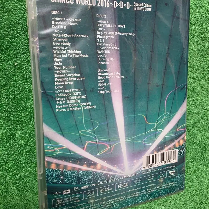 샤이니 SHINee World 2016 DVD 도쿄돔 에디션