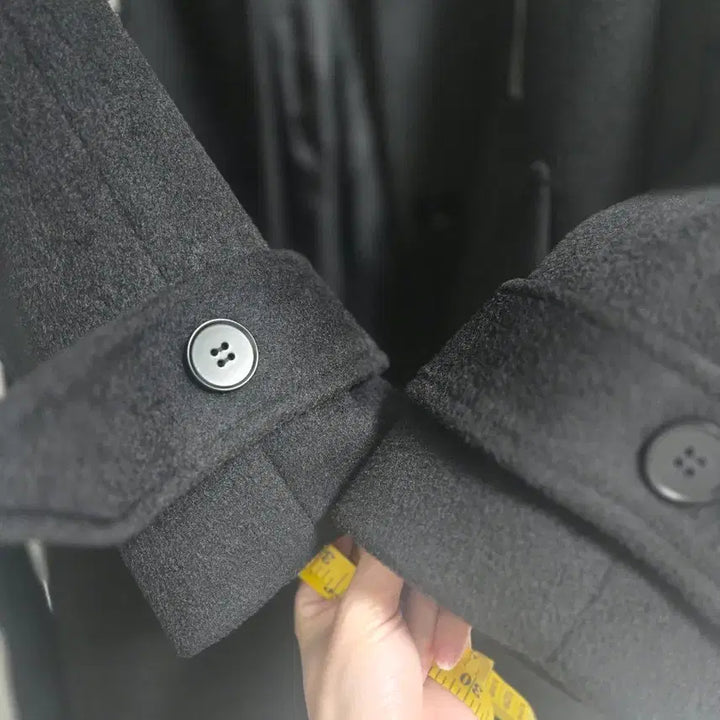 [BUNJANG] Weseemlab Zipper Long Wool Coat Black / (새상품)위세임랩 지퍼 롱 울 코트 블랙