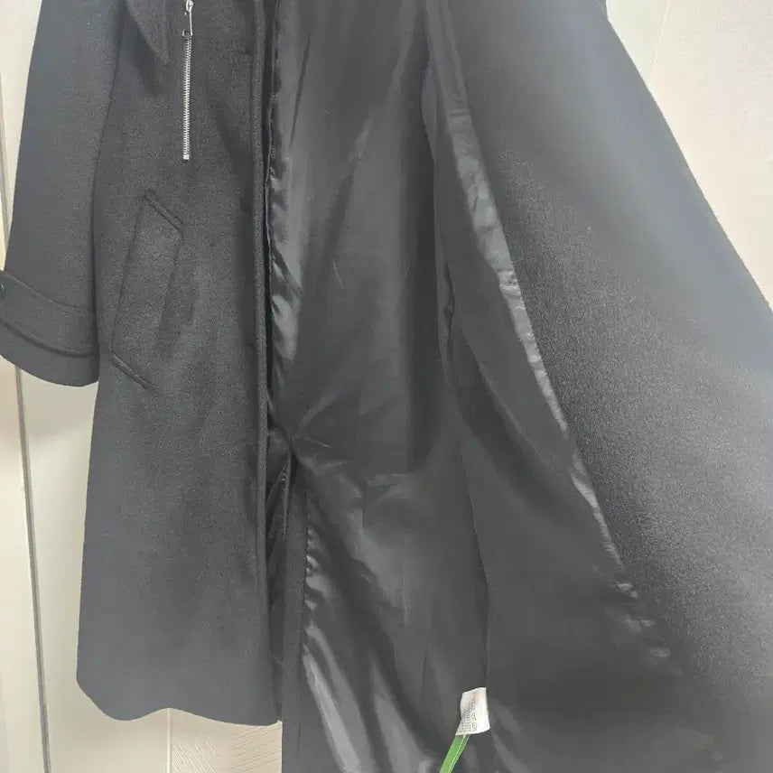 [BUNJANG] Weseemlab Zipper Long Wool Coat Black / (새상품)위세임랩 지퍼 롱 울 코트 블랙