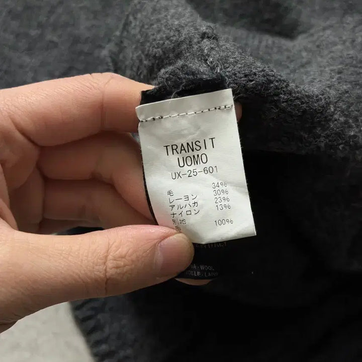 [BUNJANG] TRANSIT UOMO Knit Zip-Up / 트랜짓 니트집업