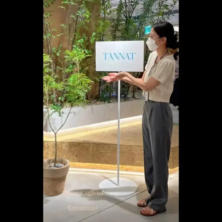 [BUNJANG] Tanat Wide Slacks (Gray, Size S) / 새상품 타낫 울 와이드 슬랙스 S 그레이