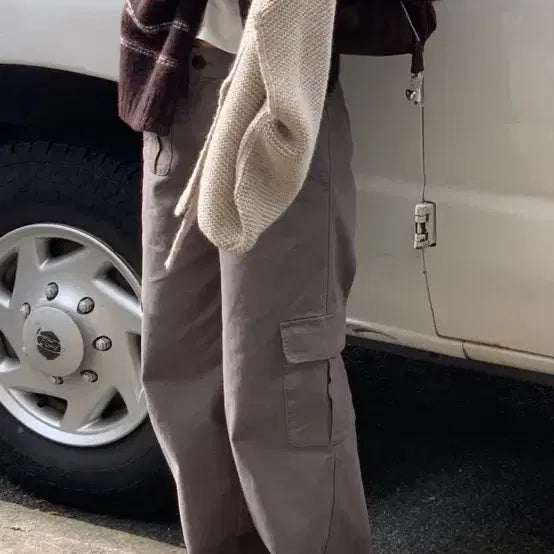 [BUNJANG] Hague Chunky Cardigan Brown / 헤이그 a chuncky cardigan brown 헤이그 니트 집업