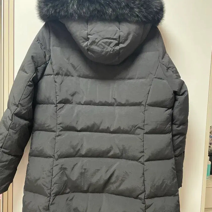 [BUNJANG] Zishen Black Fox Fur Goose Down Long Padded Coat / 지센 폭스퍼 블랙 구스 롱패딩