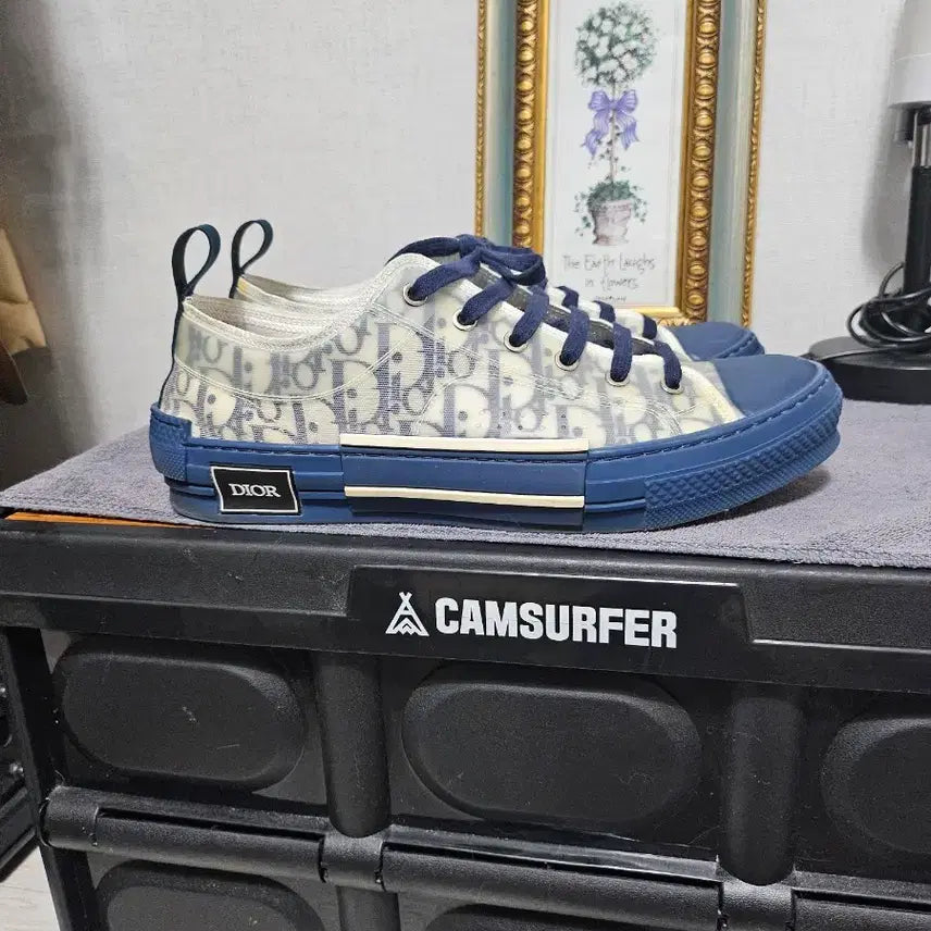 [BUNJANG] Dior Oblique Sneakers Blue 43 / 디올 오블리크 스니커즈 블루 43