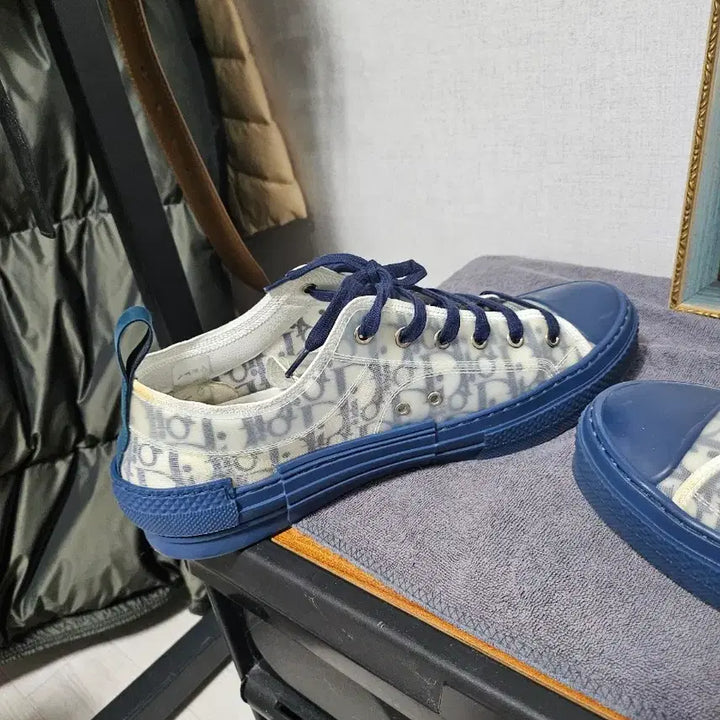 [BUNJANG] Dior Oblique Sneakers Blue 43 / 디올 오블리크 스니커즈 블루 43