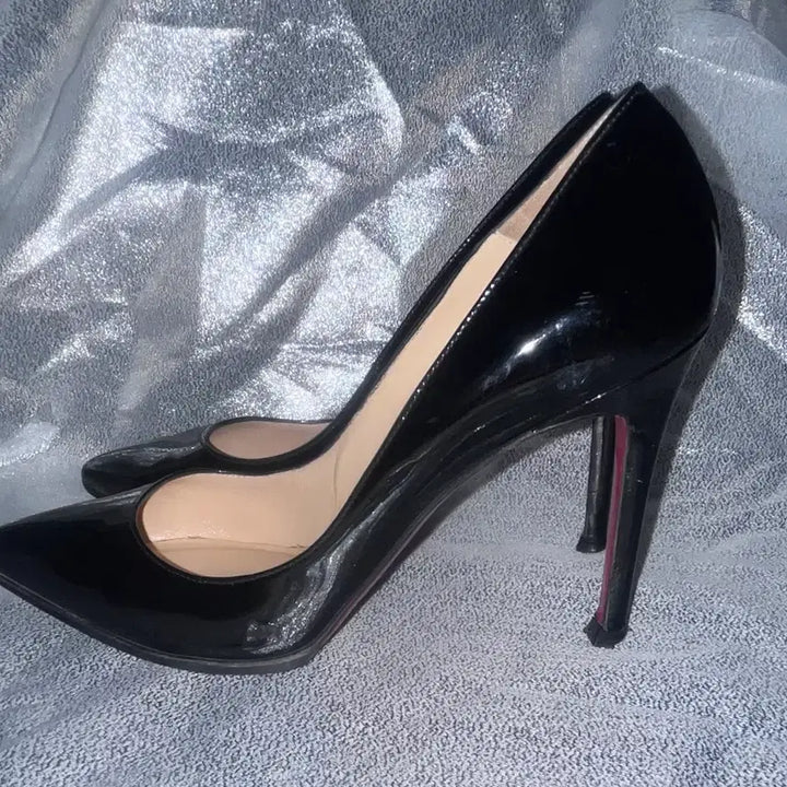 [BUNJANG] Christian Louboutin Patent Leather Stiletto High Heels / 크리스챤 루부탱 에나멜 스틸레토 하이힐