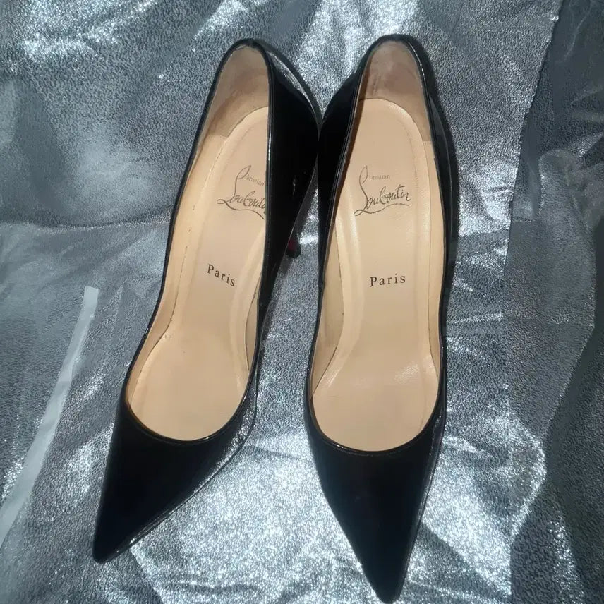 [BUNJANG] Christian Louboutin Patent Leather Stiletto High Heels / 크리스챤 루부탱 에나멜 스틸레토 하이힐