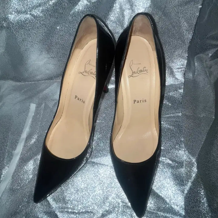 [BUNJANG] Christian Louboutin Patent Leather Stiletto High Heels / 크리스챤 루부탱 에나멜 스틸레토 하이힐