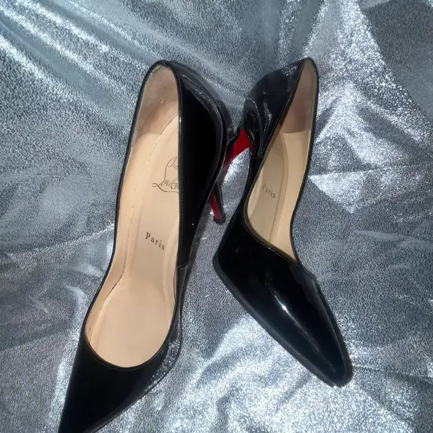 [BUNJANG] Christian Louboutin Patent Leather Stiletto High Heels / 크리스챤 루부탱 에나멜 스틸레토 하이힐